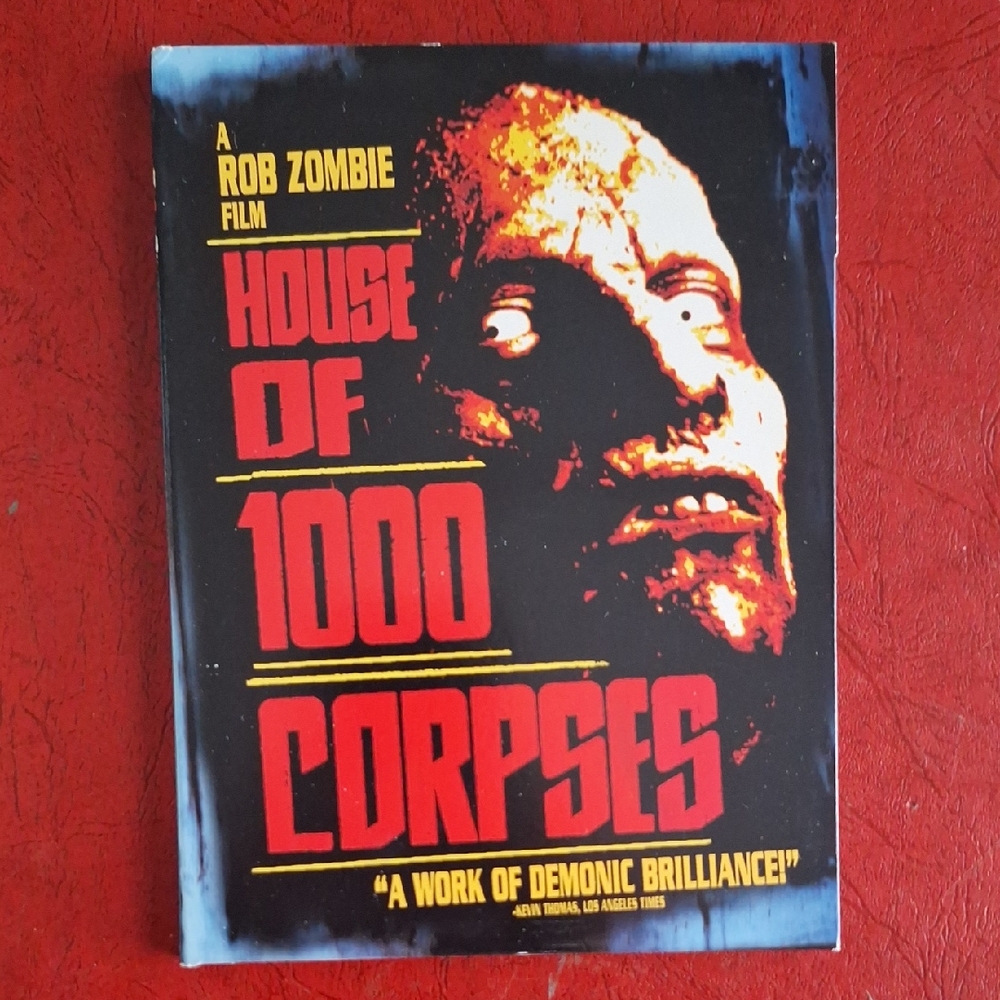 Rob Zombie House of 1000 Corpses DVD - Red and Black